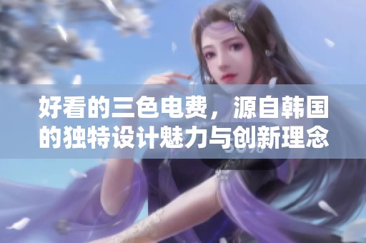 好看的三色电费，源自韩国的独特设计魅力与创新理念