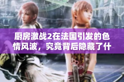 厨房激战2在法国引发的**风波，究竟背后隐藏了什么秘密呢