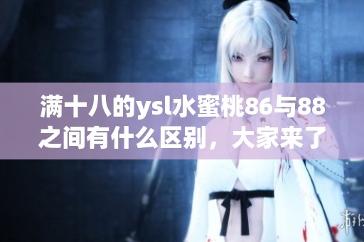 满十八的ysl水蜜桃86与88之间有什么区别，大家来了解一下吧！