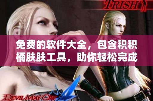免费的软件大全，包含积积桶肤肤工具，助你轻松完成各种需求