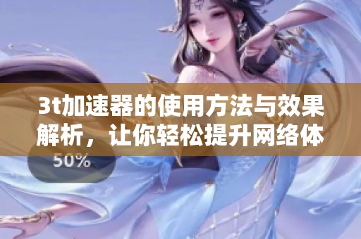 3t加速器的使用方法与效果解析，让你轻松提升网络体验的利器