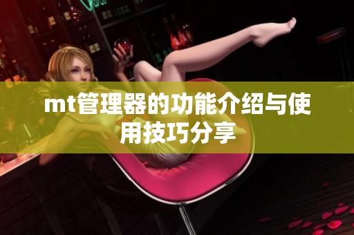 mt管理器的功能介绍与使用技巧分享