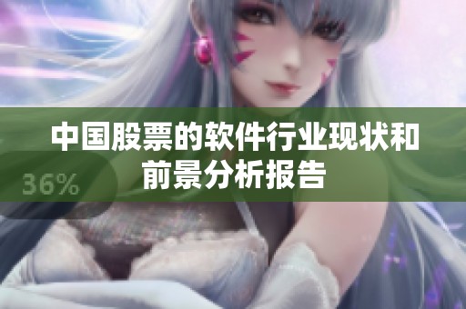 中国股票的软件行业现状和前景分析报告