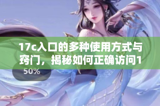 17c入口的多种使用方式与窍门，揭秘如何正确访问17c入口的方法