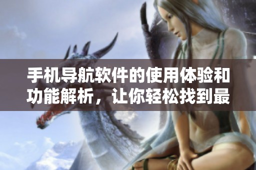 手机导航软件的使用体验和功能解析，让你轻松找到最优路线