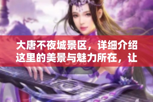 大唐不夜城景区，详细介绍这里的美景与魅力所在，让您流连忘返。