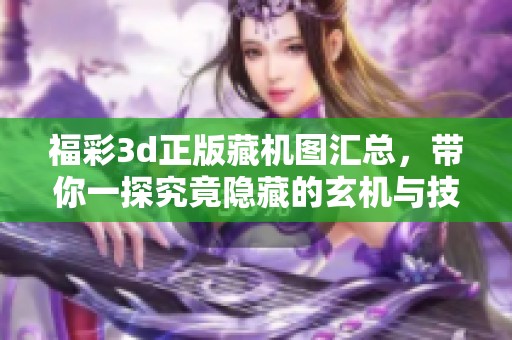 ****正版藏机图汇总，带你一探究竟隐藏的玄机与技巧