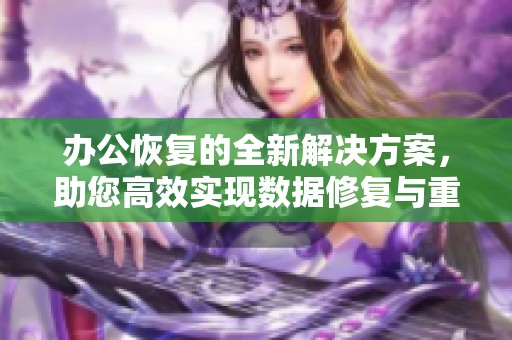 办公恢复的全新解决方案，助您高效实现数据修复与重建
