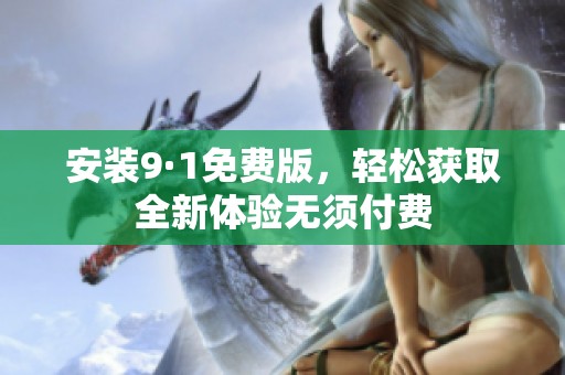 安装9·1免费版，轻松获取全新体验无须付费