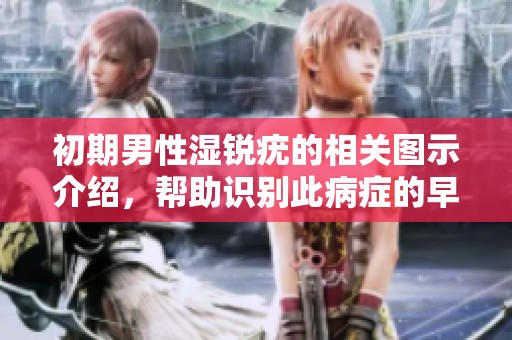 初期男性湿锐疣的相关图示介绍，帮助识别此病症的早期特征