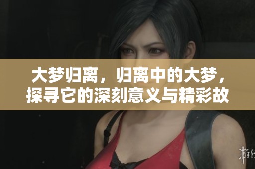 大梦归离，归离中的大梦，探寻它的深刻意义与精彩故事