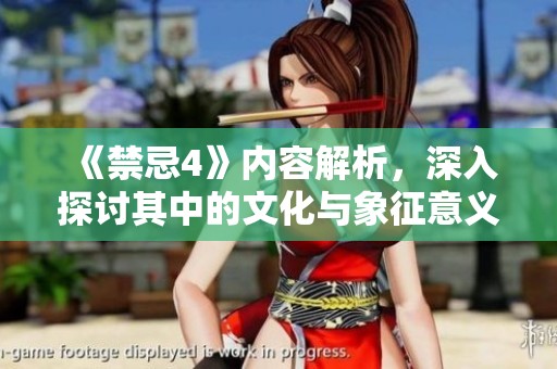 《禁忌4》内容解析，深入探讨其中的文化与象征意义