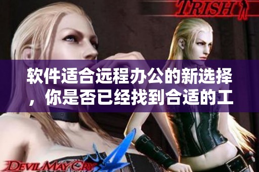 软件适合远程办公的新选择，你是否已经找到合适的工具了呢？