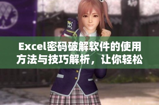 Excel密码破解软件的使用方法与技巧解析，让你轻松解决Excel文件的密码问题