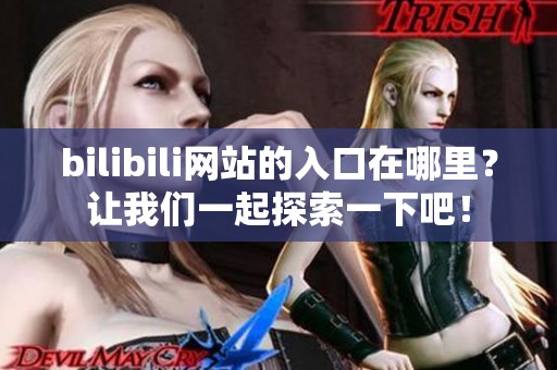 bilibili网站的入口在哪里？让我们一起探索一下吧！