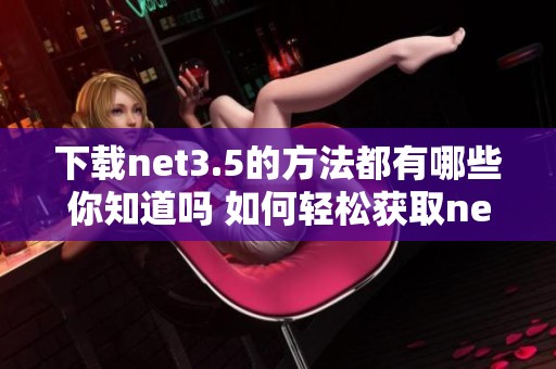下载net3.5的方法都有哪些你知道吗 如何轻松获取net3.5的下载链接