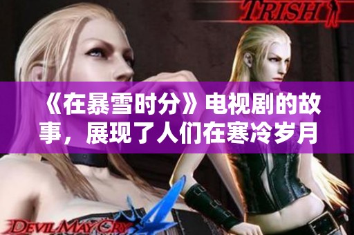 《在暴雪时分》电视剧的故事，展现了人们在寒冷岁月中的情感与坚韧。