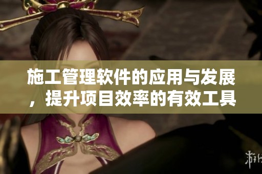 施工管理软件的应用与发展，提升项目效率的有效工具