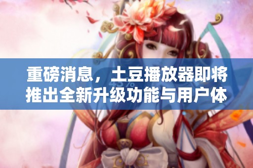 重磅消息，土豆播放器即将推出全新升级功能与用户体验提升