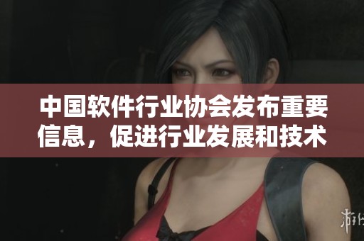 中国软件行业协会发布重要信息，促进行业发展和技术创新的最新举措