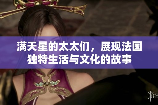 满天星的太太们，展现法国独特生活与文化的故事