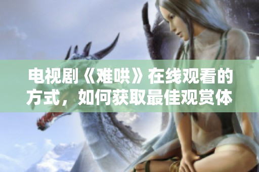 电视剧《难哄》在线观看的方式，如何获取最佳观赏体验呢