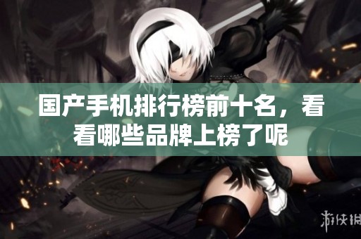 国产手机排行榜前十名，看看哪些品牌上榜了呢
