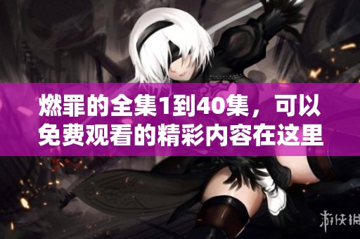 燃罪的全集1到40集，可以免费观看的精彩内容在这里，赶紧来体验吧！