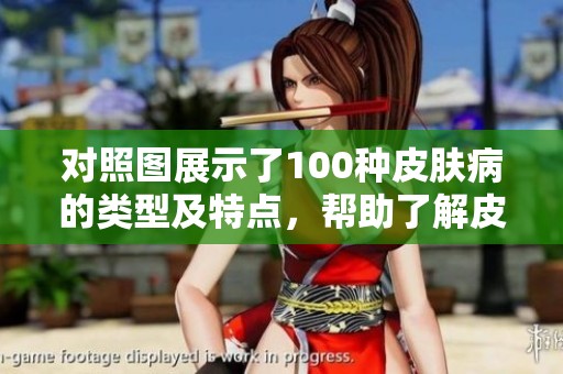 对照图展示了100种皮肤病的类型及特点，帮助了解皮肤健康问题。