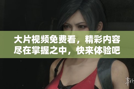 大片视频免费看，精彩内容尽在掌握之中，快来体验吧