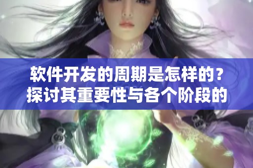 软件开发的周期是怎样的？探讨其重要性与各个阶段的关键。