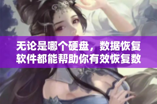 无论是哪个硬盘，数据恢复软件都能帮助你有效恢复数据