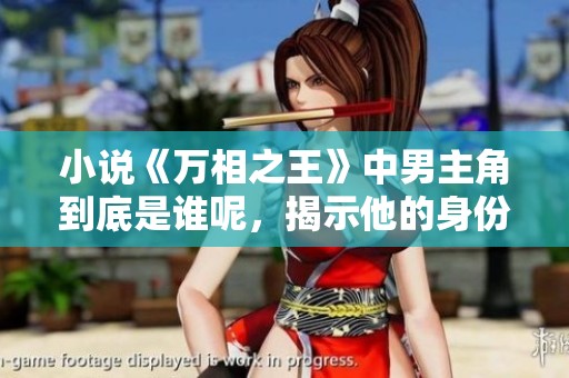 小说《万相之王》中男主角到底是谁呢，揭示他的身份与故事线