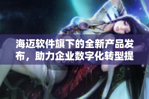 海迈软件旗下的全新产品发布，助力企业数字化转型提升效率与竞争力