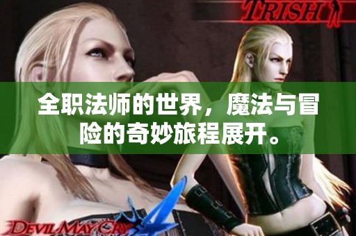 全职法师的世界，魔法与冒险的奇妙旅程展开。