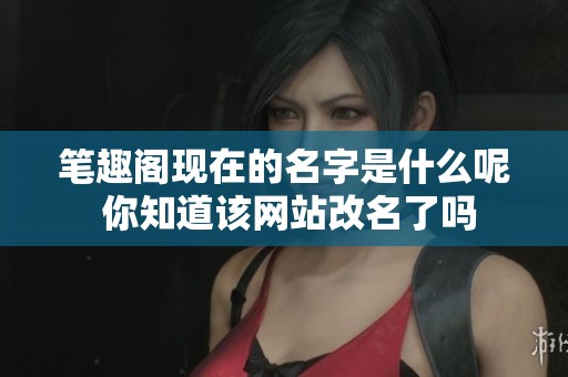 笔趣阁现在的名字是什么呢 你知道该网站改名了吗