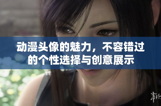 动漫头像的魅力，不容错过的个性选择与创意展示