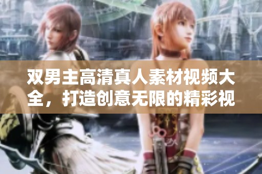 双男主高清真人素材视频大全，打造创意无限的精彩视频内容