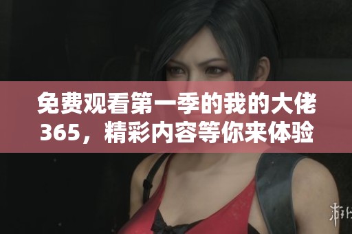免费观看第一季的我的大佬365，精彩内容等你来体验和发现