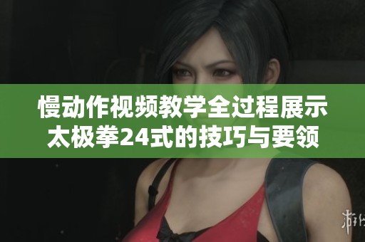 慢动作视频教学全过程展示太极拳24式的技巧与要领