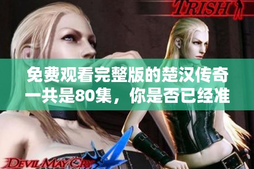 免费观看完整版的楚汉传奇一共是80集，你是否已经准备好观看了呢