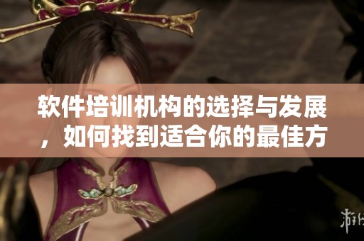 软件培训机构的选择与发展，如何找到适合你的最佳方案
