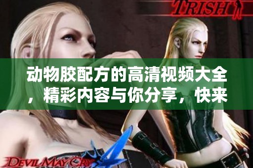 动物胶配方的高清视频大全，精彩内容与你分享，快来观看吧！
