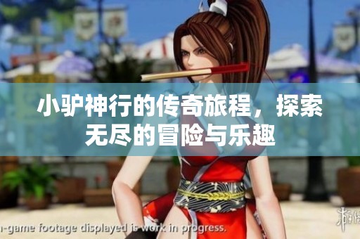 小驴神行的传奇旅程，探索无尽的冒险与乐趣