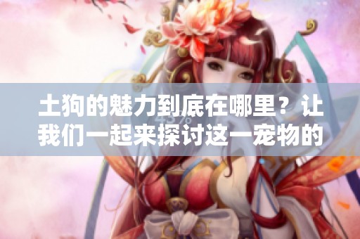 土狗的魅力到底在哪里？让我们一起来探讨这一宠物的独特之处。