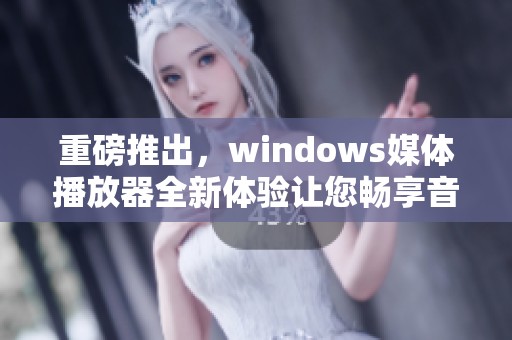 重磅推出，windows媒体播放器全新体验让您畅享音乐与视频