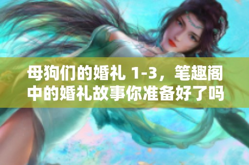 母狗们的婚礼 1-3，笔趣阁中的婚礼故事你准备好了吗