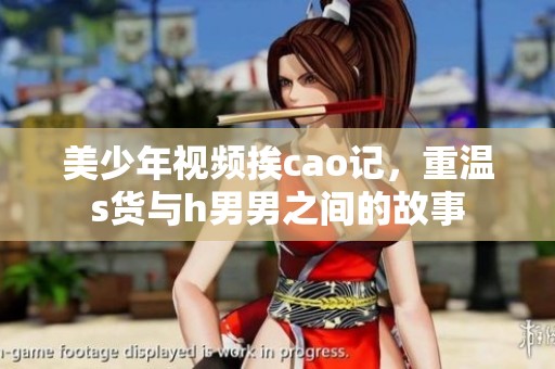 美少年视频挨cao记，重温s货与h男男之间的故事