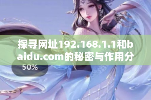 探寻网址192.168.1.1和baidu.com的秘密与作用分析