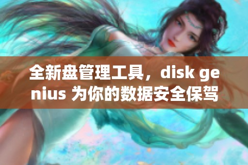 全新盘管理工具，disk genius 为你的数据安全保驾护航